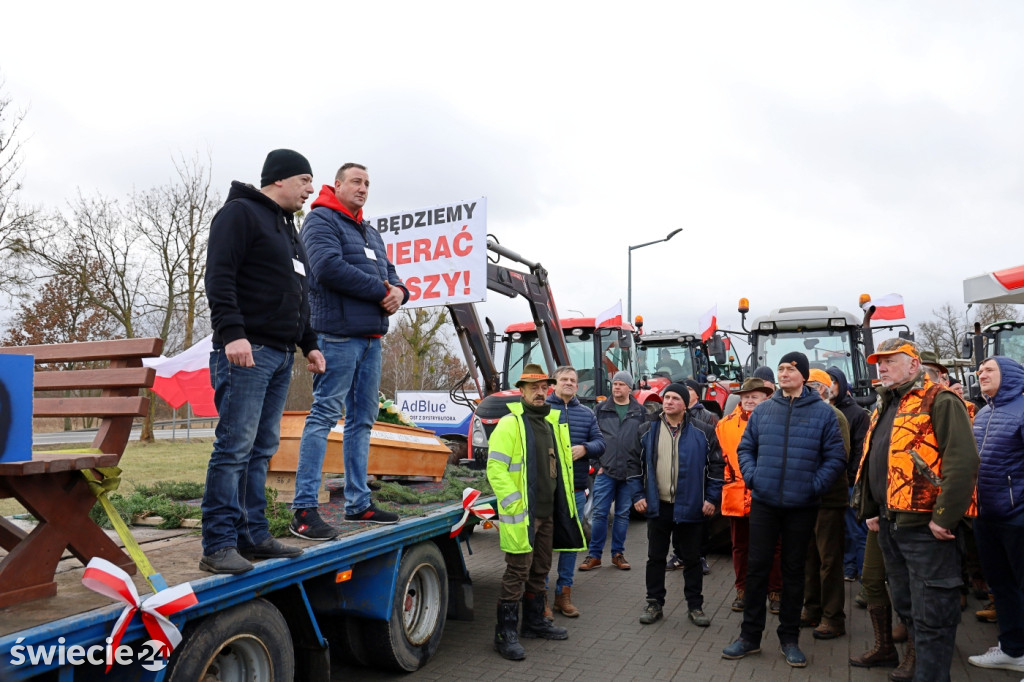Rolnicy i myśliwi solidarni w Warlubiu