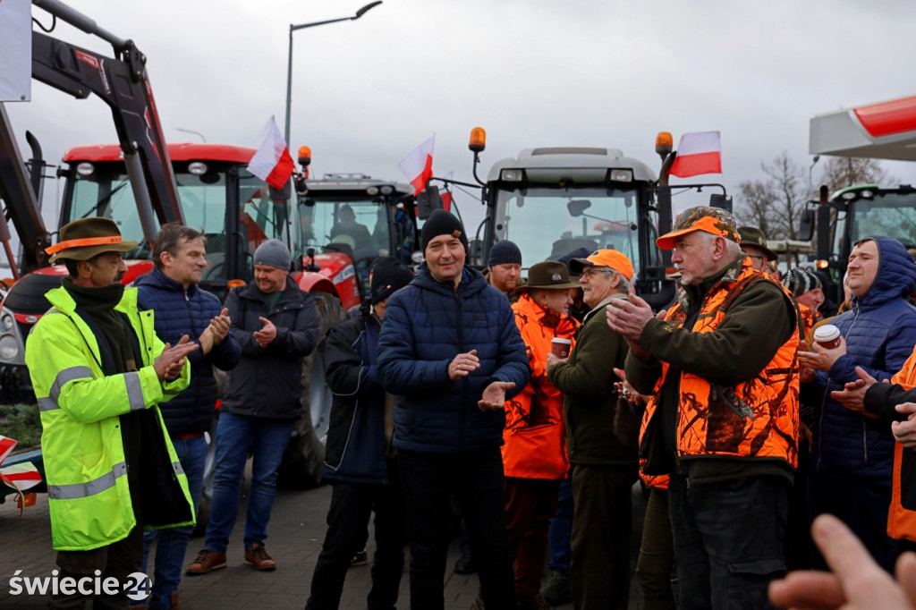 Rolnicy i myśliwi solidarni w Warlubiu