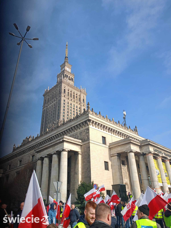 Protesty rolników w Warszawie