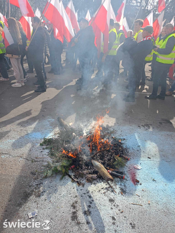 Protesty rolników w Warszawie