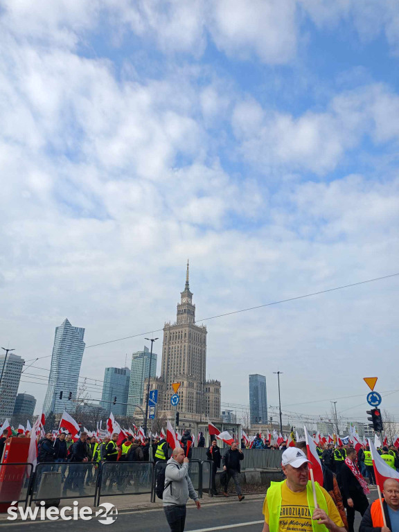 Protesty rolników w Warszawie