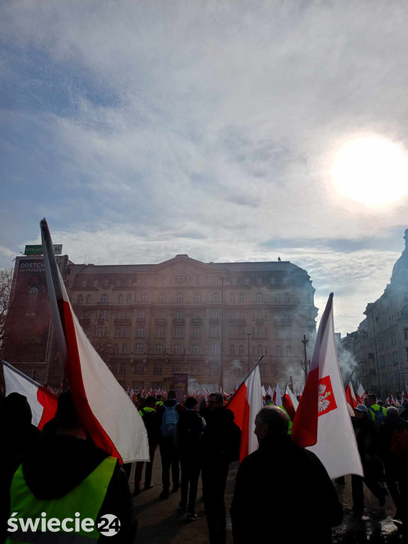 Protesty rolników w Warszawie