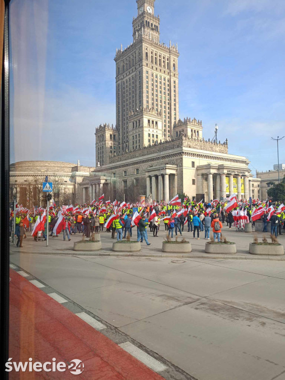 Protesty rolników w Warszawie