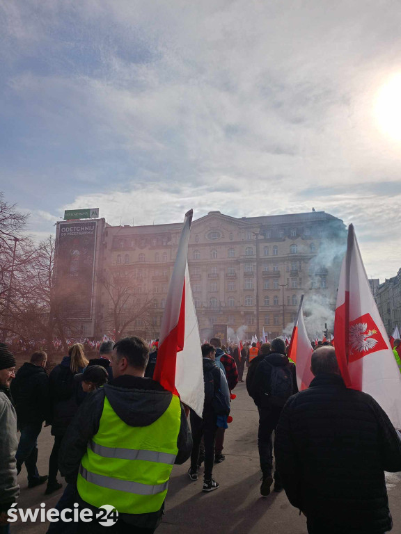 Protesty rolników w Warszawie