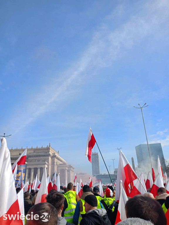 Protesty rolników w Warszawie