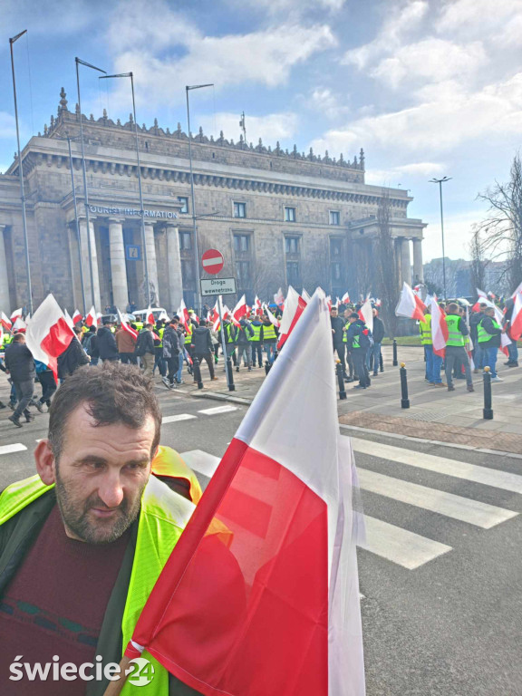 Protesty rolników w Warszawie