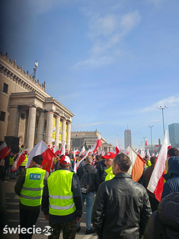 Protesty rolników w Warszawie