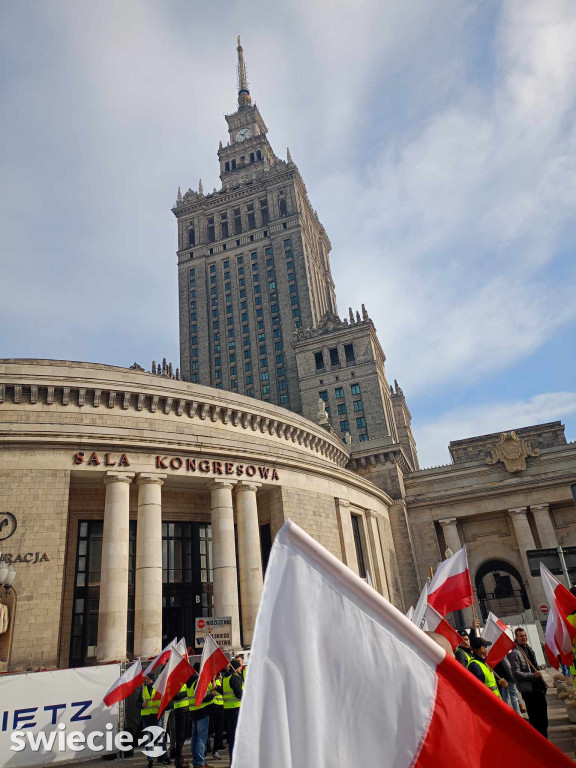 Protesty rolników w Warszawie