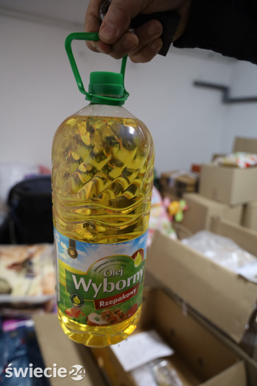 Żywność, która nie dotarła do walczącej Ukrainy