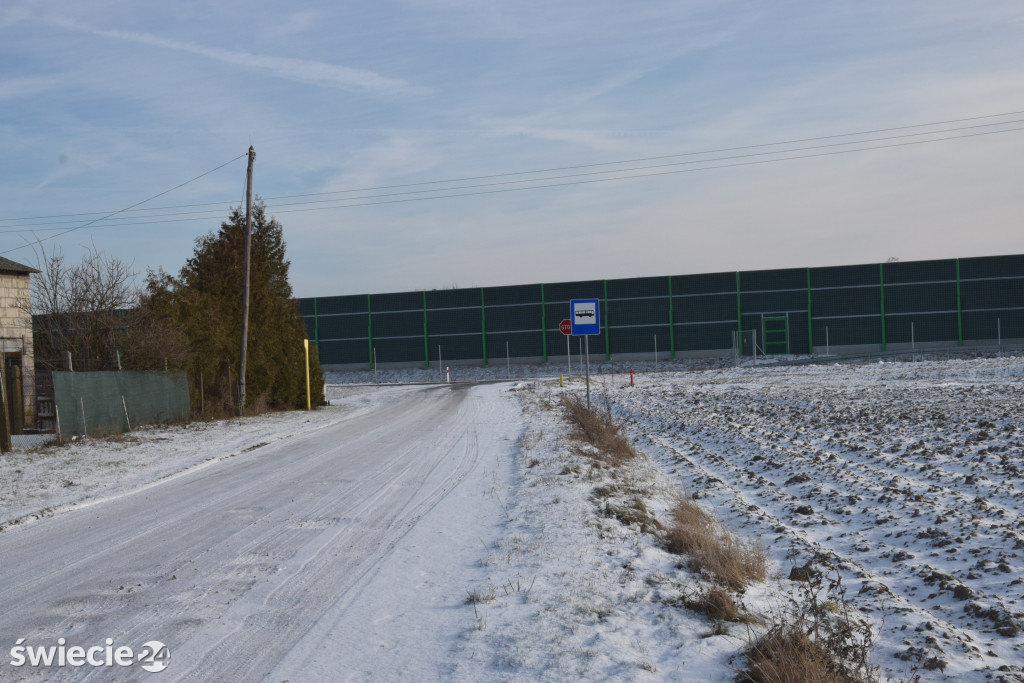Budowa drogi w Luszkówku
