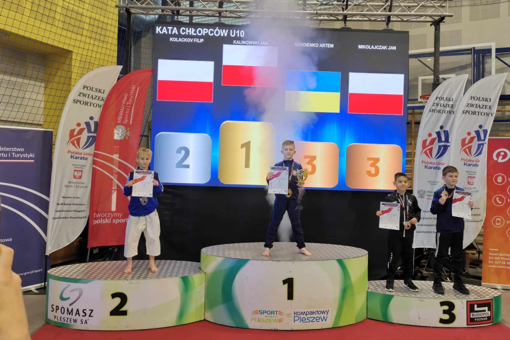 Wyniki z zawodów karate w Pleszewie