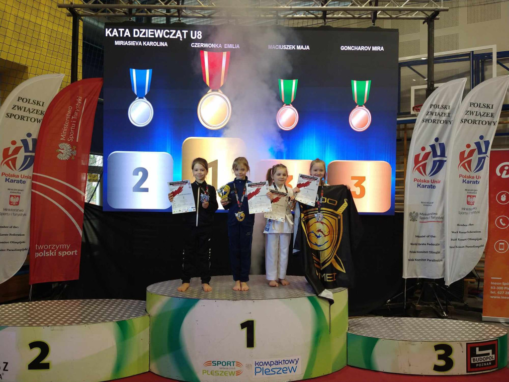 Wyniki z zawodów karate w Pleszewie