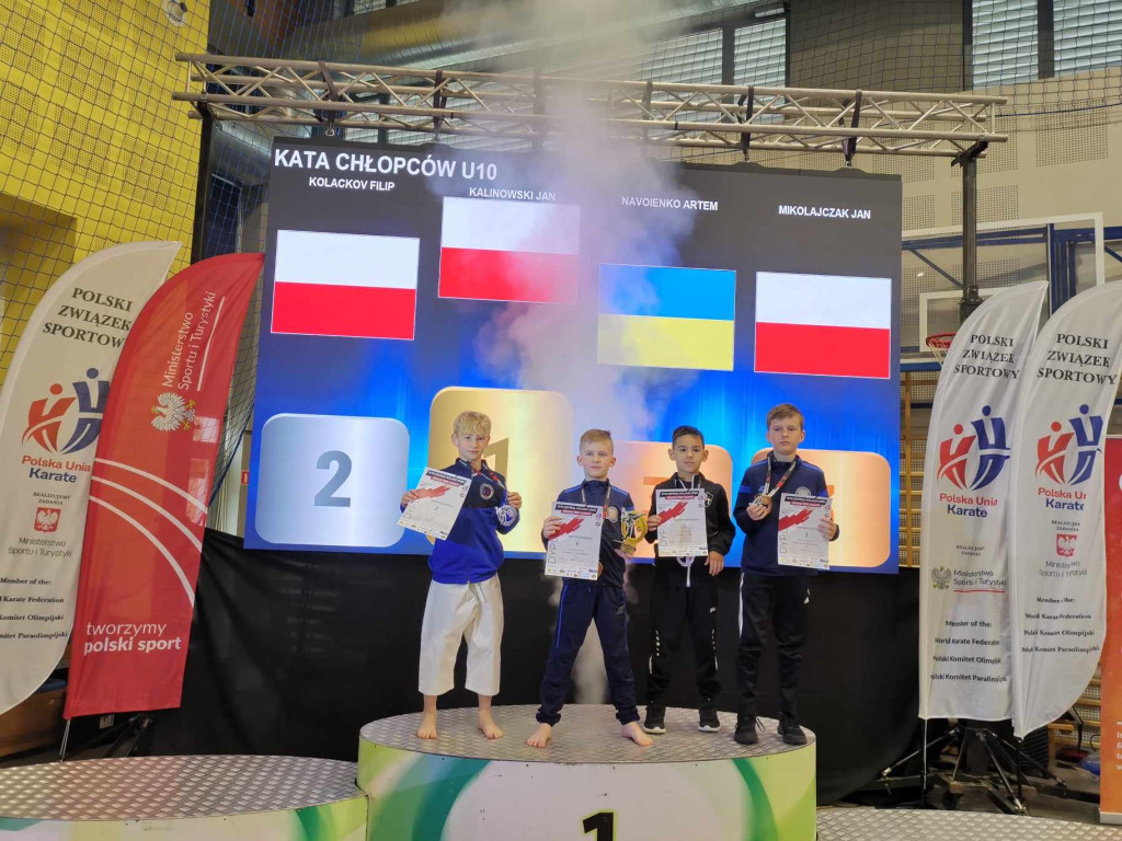 Wyniki z zawodów karate w Pleszewie