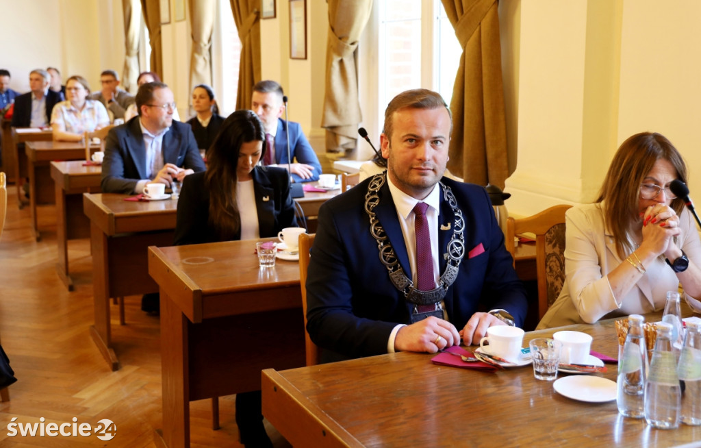 Pierwsza sesja Rady Miejskiej w Świeciu 2024