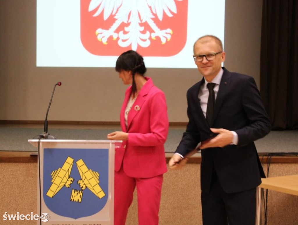 Zaprzysiężenie radnych z gminy Osie