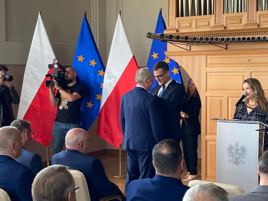 Honorowa odznaka dla burmistrza Pruszcza