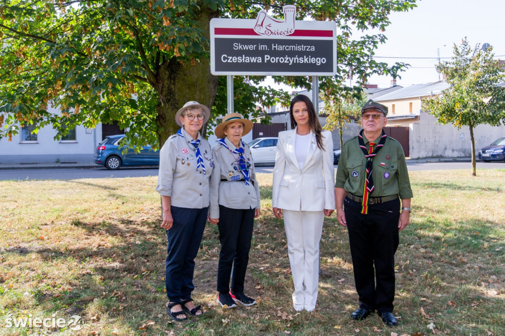 Nadanie imienia skwerowi w Świeciu