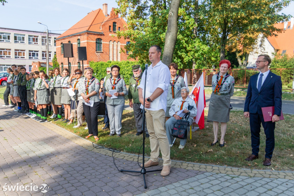 Nadanie imienia skwerowi w Świeciu