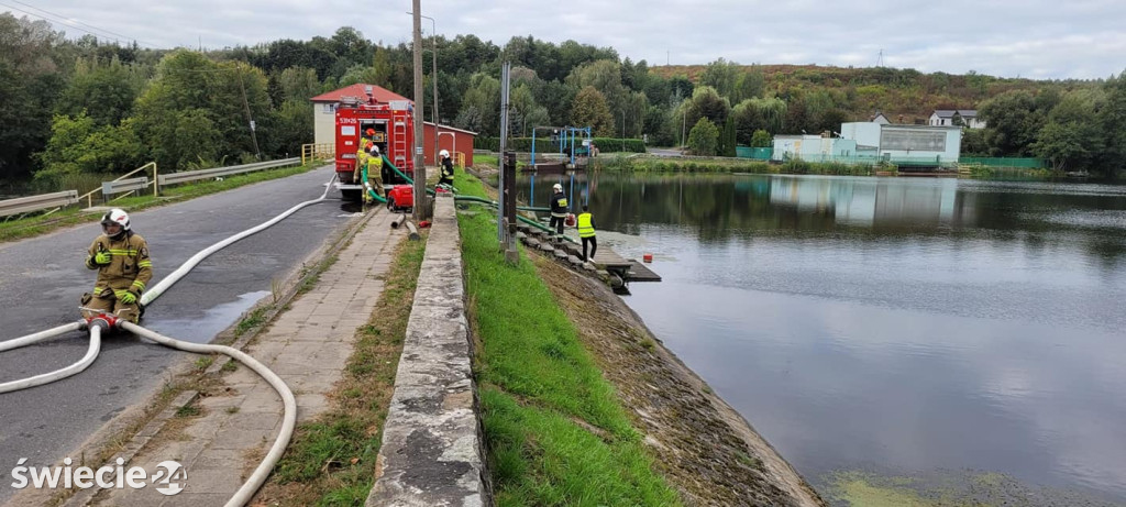 Pożar składowiska odpadów — ćwiczenia