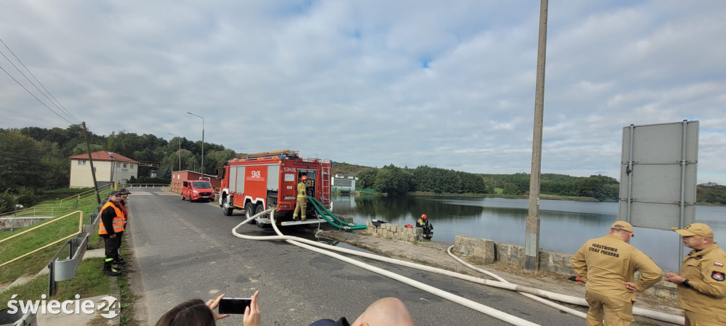 Pożar składowiska odpadów — ćwiczenia