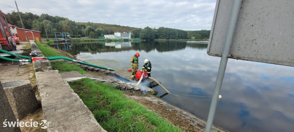 Pożar składowiska odpadów — ćwiczenia