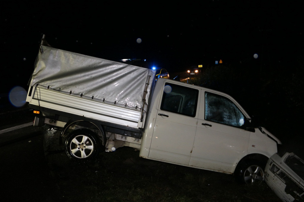 Wypadek w Plewnie. Siedem osób trafiło do szpitala