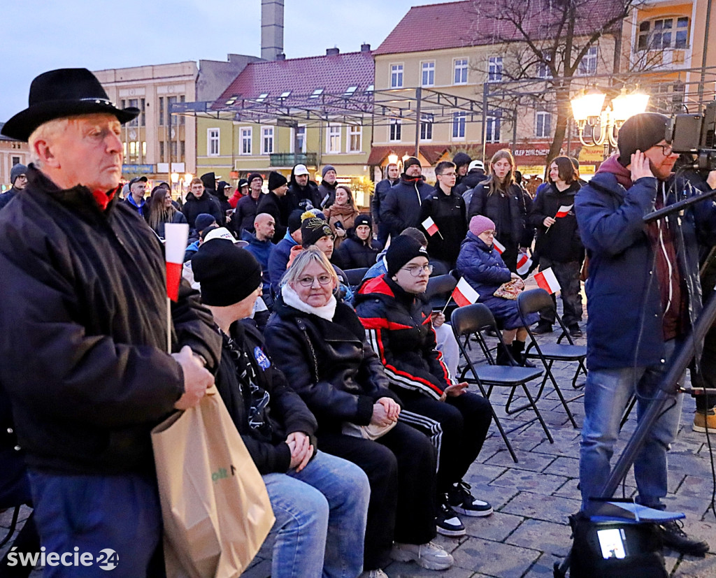 Sławomir Mentzen w Świeciu