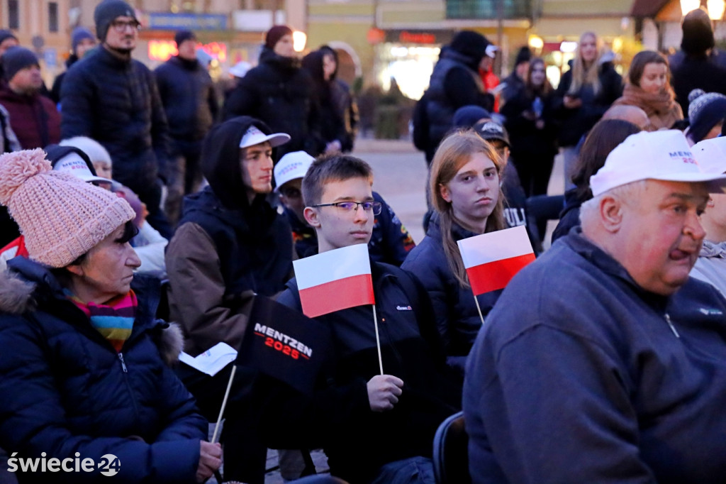 Sławomir Mentzen w Świeciu