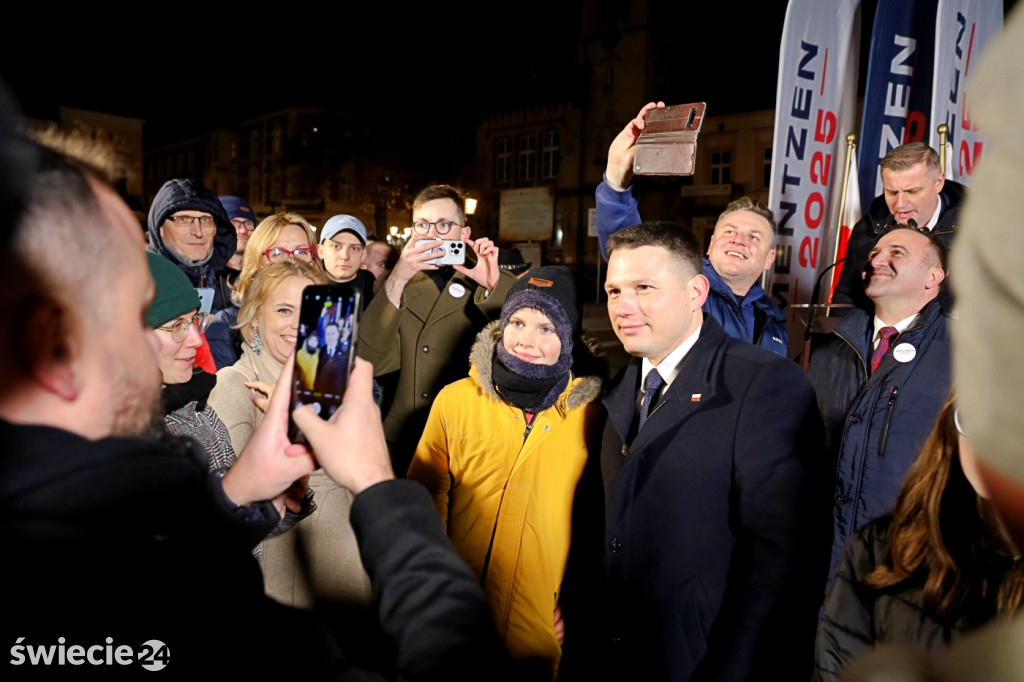 Sławomir Mentzen w Świeciu