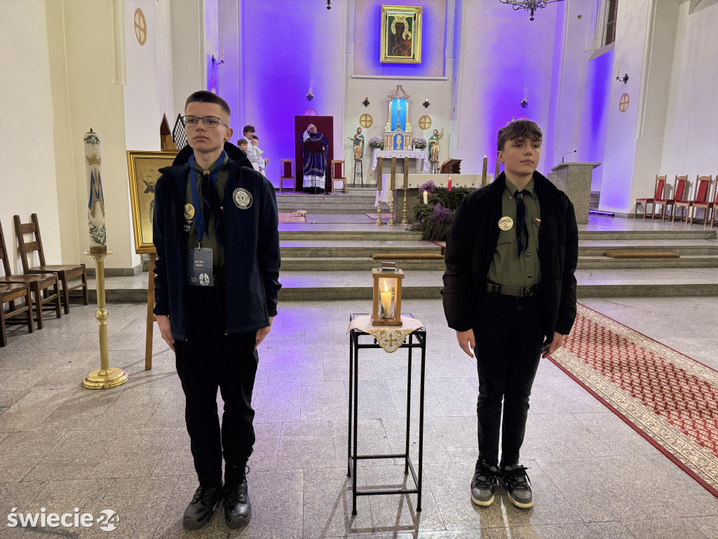 Harcerze przynieśli Betlejemskie Światło Pokoju