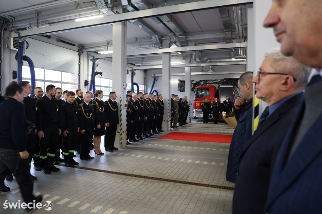 Nowy komendant straży pożarnej w Świeciu