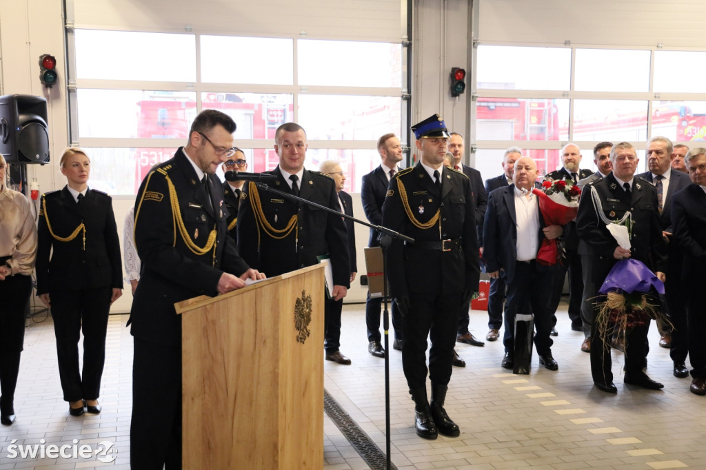 Nowy komendant straży pożarnej w Świeciu