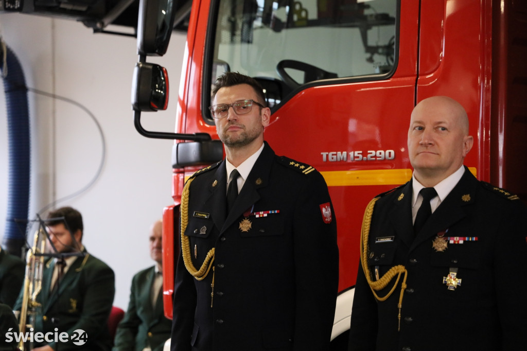 Nowy komendant straży pożarnej w Świeciu