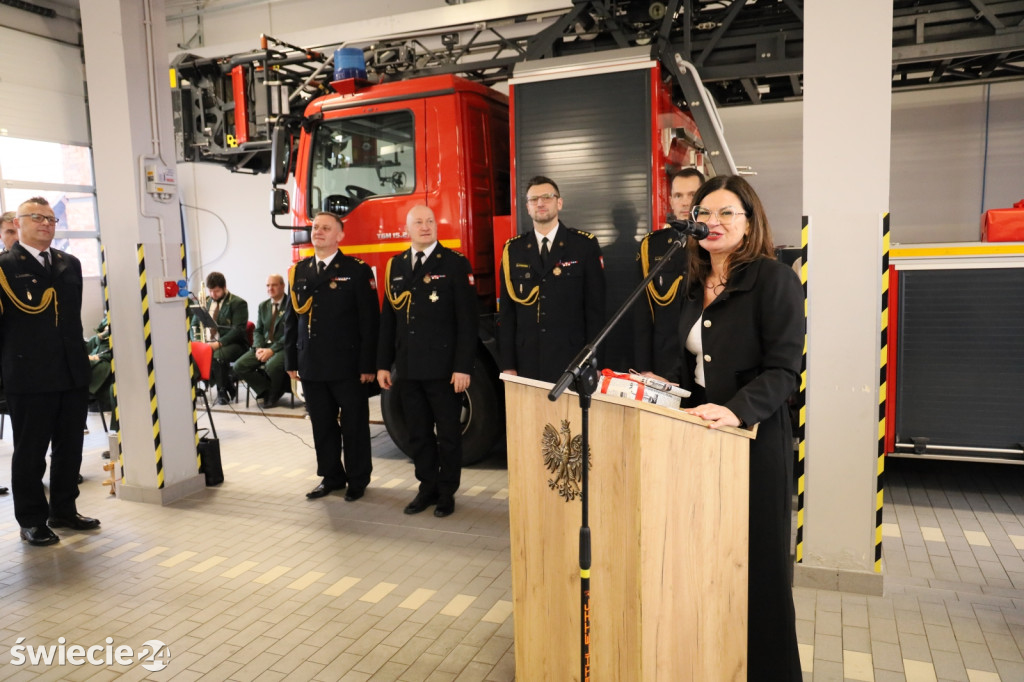 Nowy komendant straży pożarnej w Świeciu