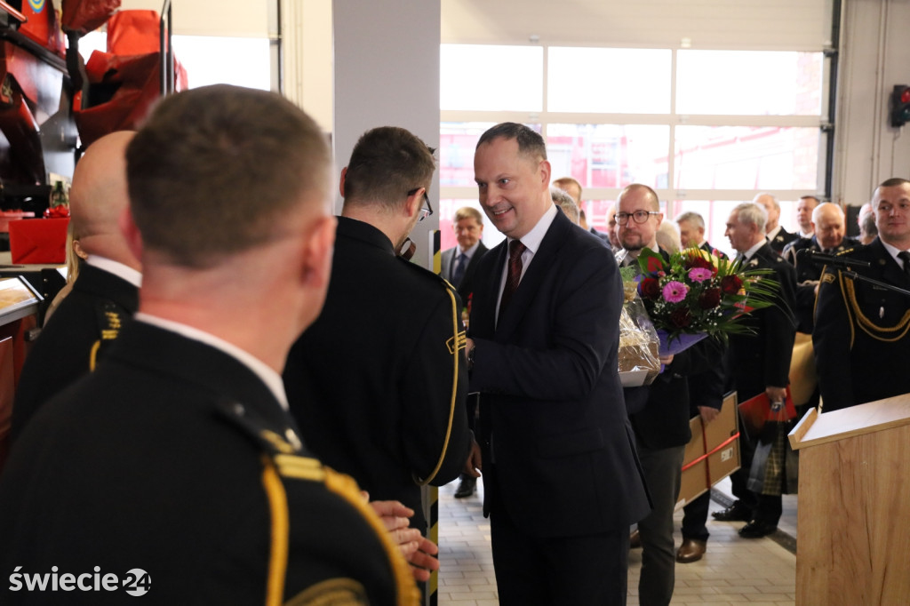 Nowy komendant straży pożarnej w Świeciu