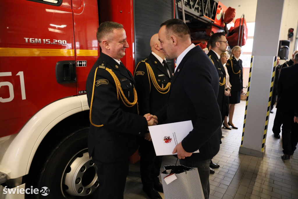 Nowy komendant straży pożarnej w Świeciu