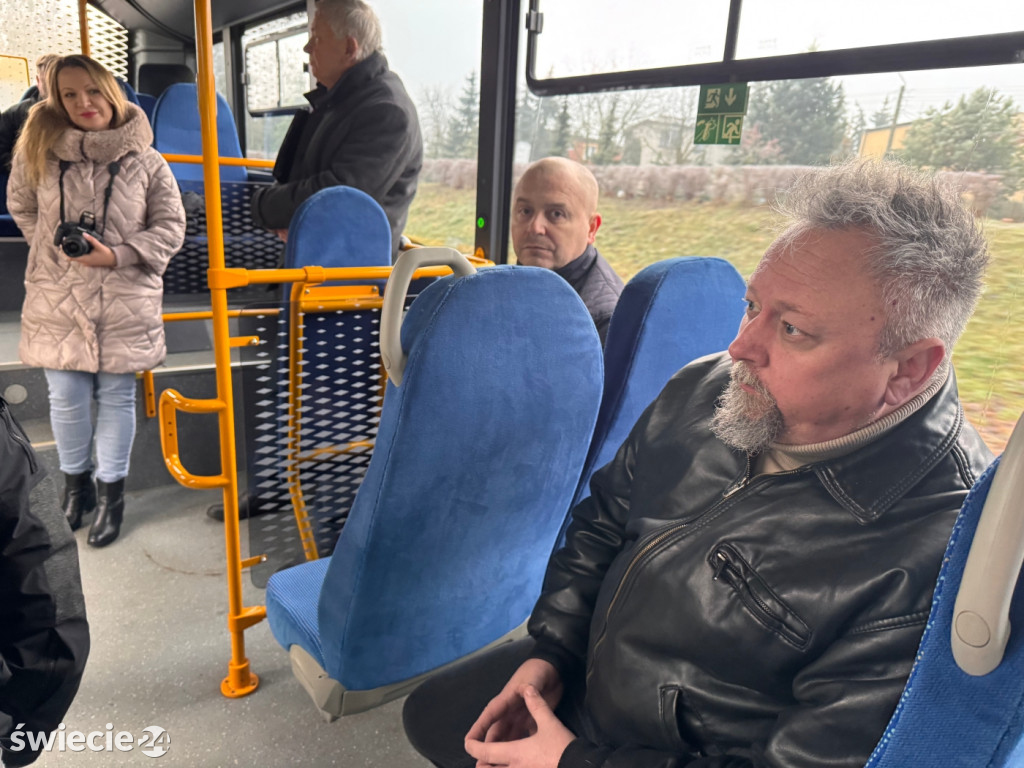 Testy autobusu elektrycznego w powiecie