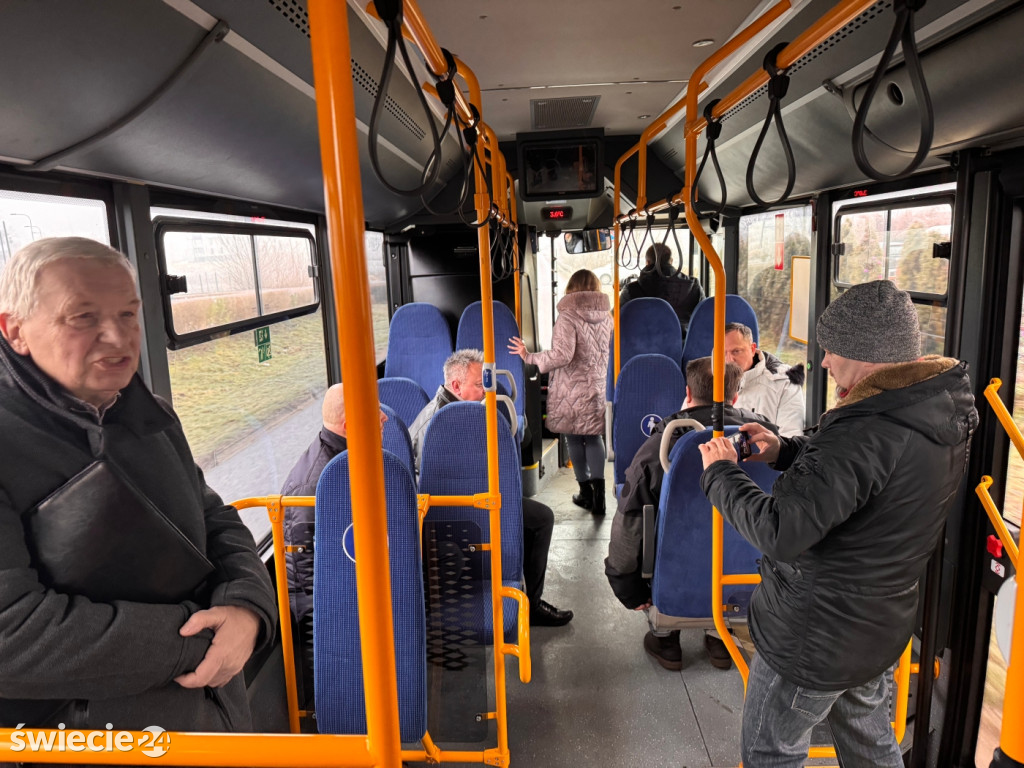 Testy autobusu elektrycznego w powiecie