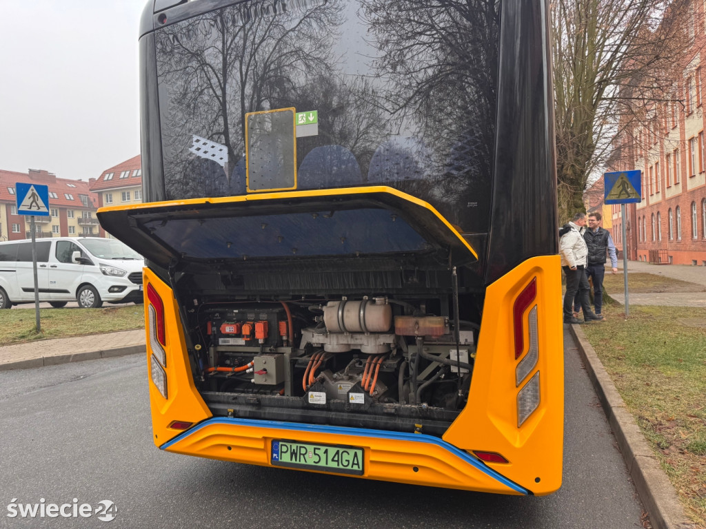 Testy autobusu elektrycznego w powiecie