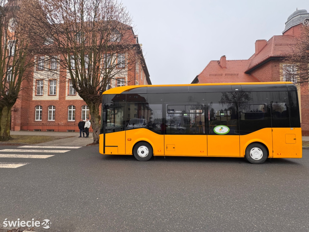 Testy autobusu elektrycznego w powiecie