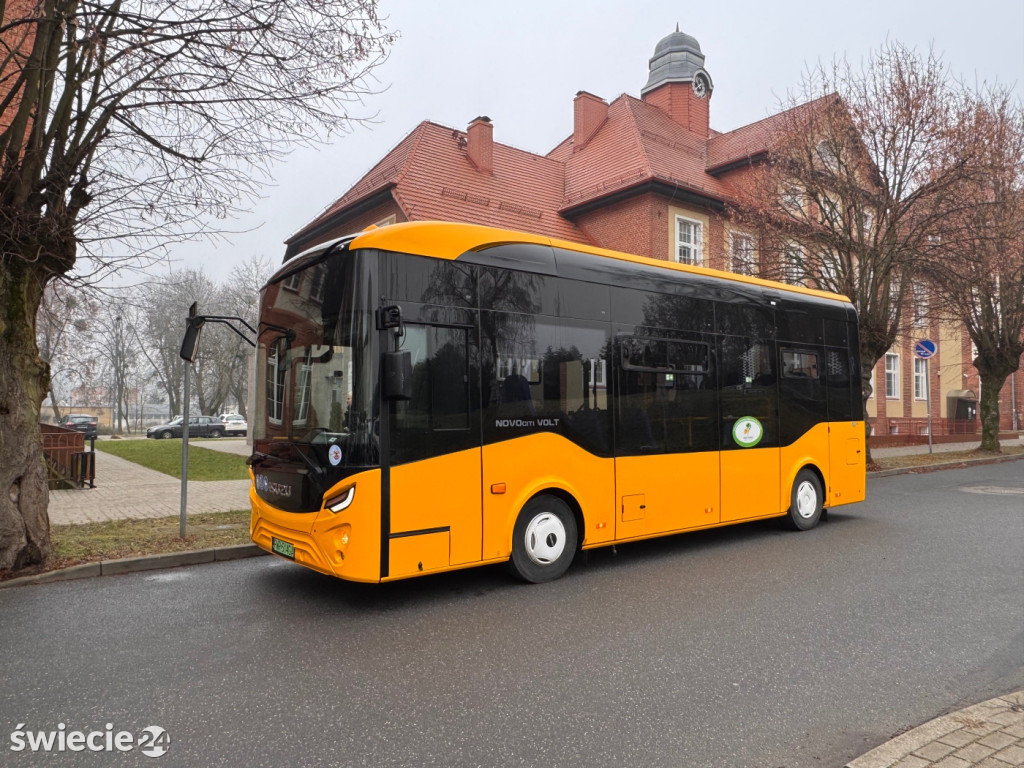 Testy autobusu elektrycznego w powiecie