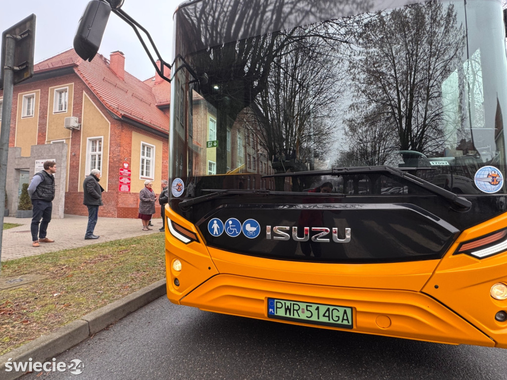 Testy autobusu elektrycznego w powiecie