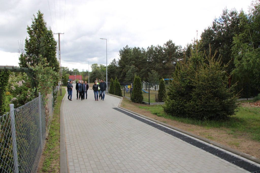 Odbiór ulic Okrężnej i Wdeckiej w miejscowości Gródek