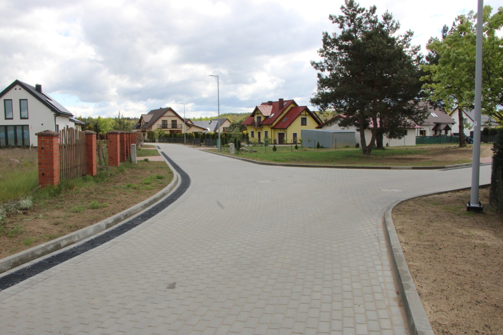 Odbiór ulic Okrężnej i Wdeckiej w miejscowości Gródek