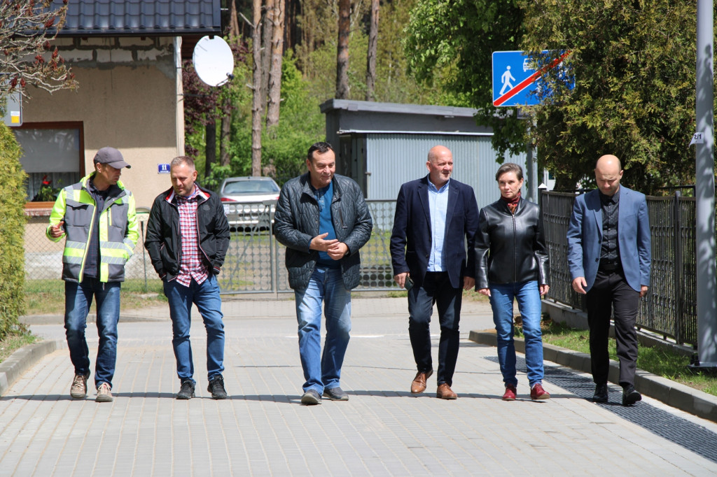 Odbiór ulic Okrężnej i Wdeckiej w miejscowości Gródek