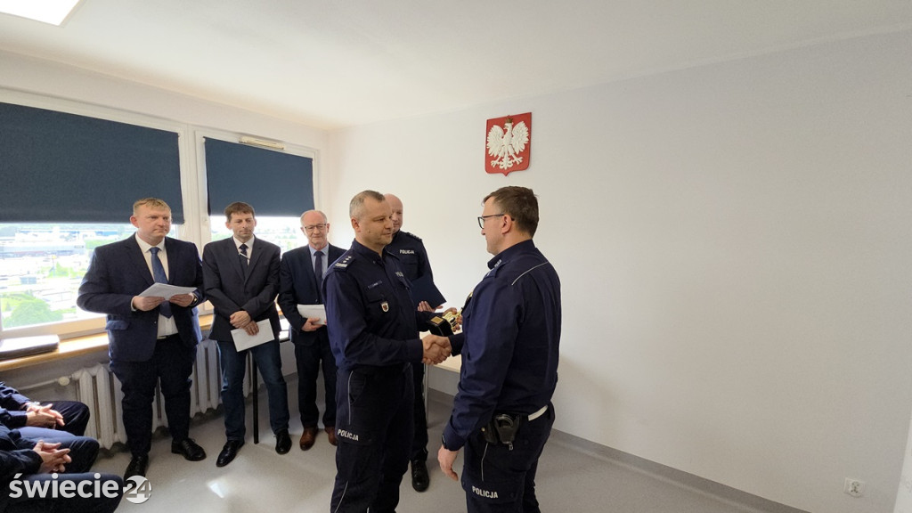 Marcin Wróblewski ze świeckiej drogówki drugi w województwie