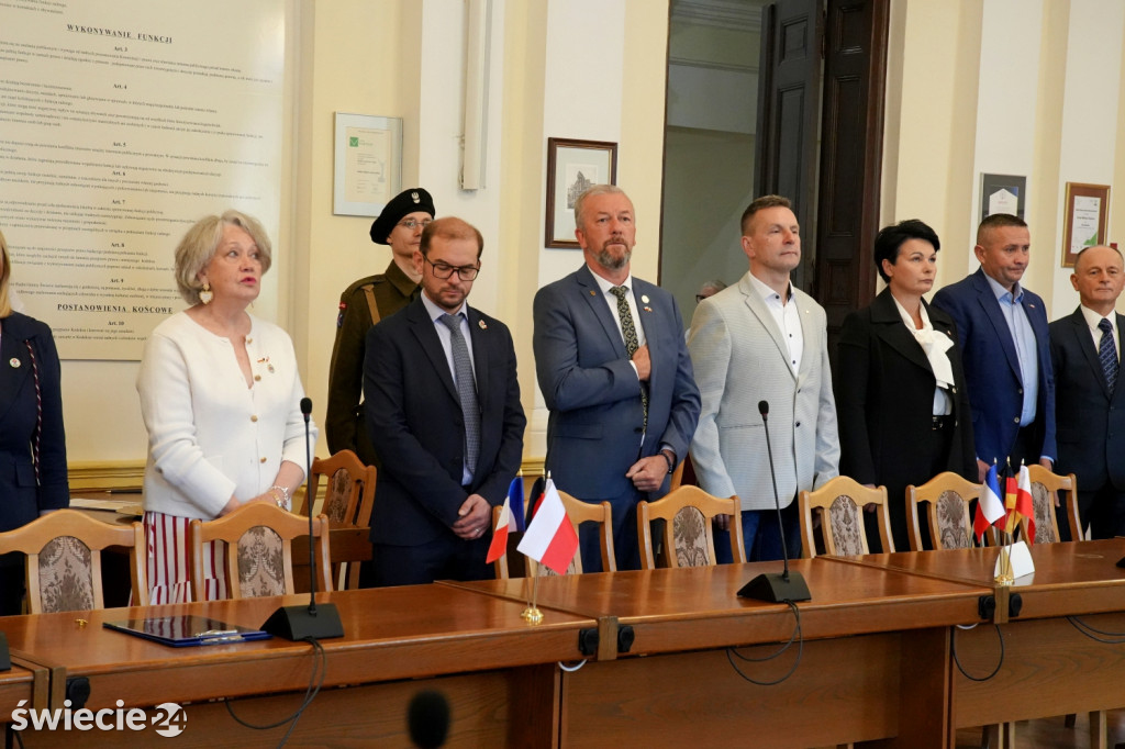 Podpisanie umowy partnerskiej Świecia z Abbeville