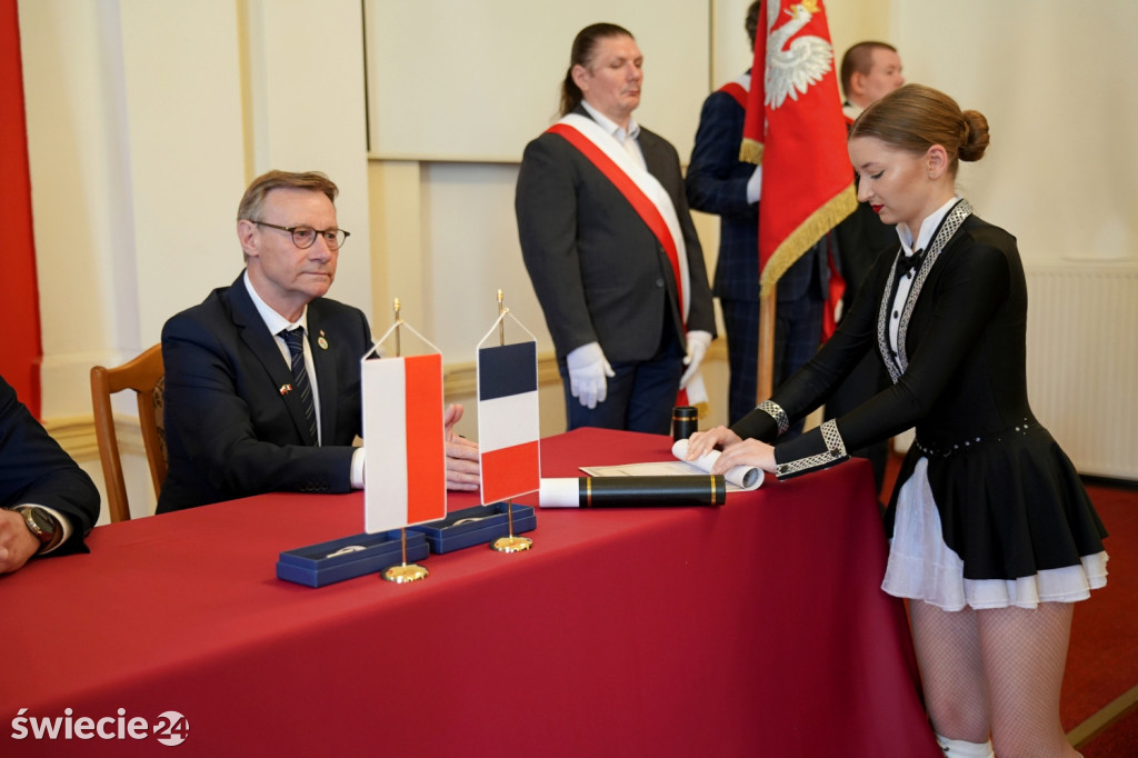 Podpisanie umowy partnerskiej Świecia z Abbeville