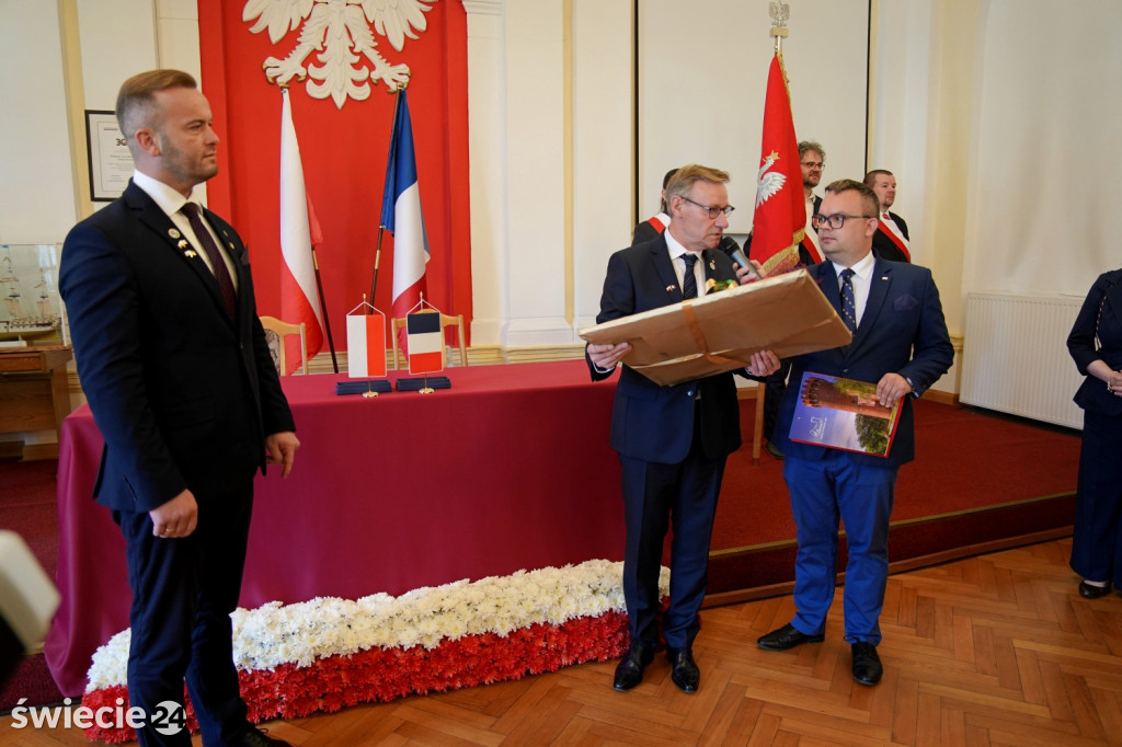 Podpisanie umowy partnerskiej Świecia z Abbeville