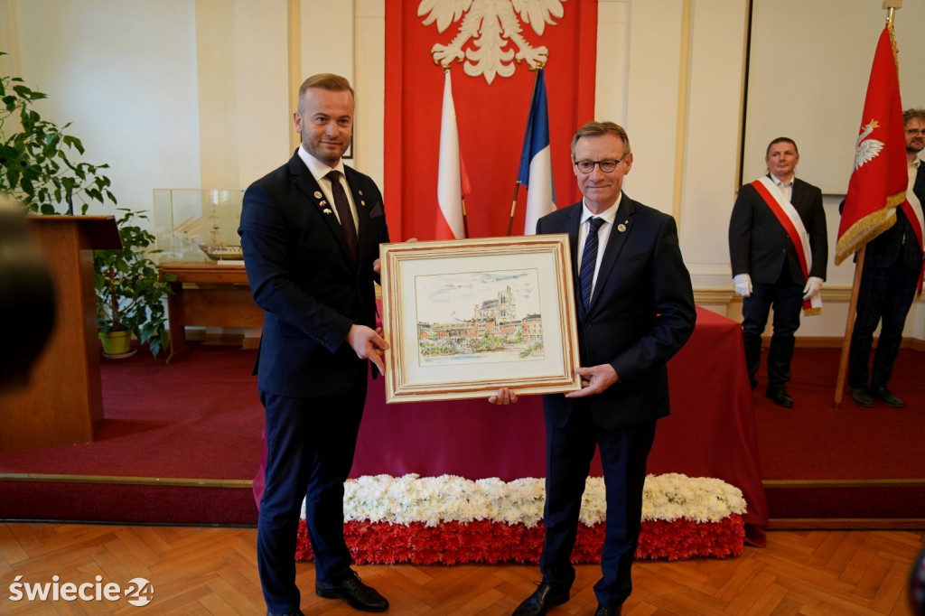 Podpisanie umowy partnerskiej Świecia z Abbeville